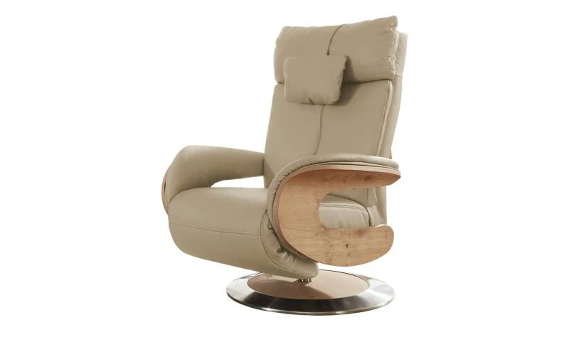 himolla Relaxsessel Leder Mit verschiedenen Funktionen  Hilke ¦ beige ¦ Maße (cm): B: 75 H: 112 T: 87 Polstermöbel > Sessel > Fernsehsessel - Möbel Kraft