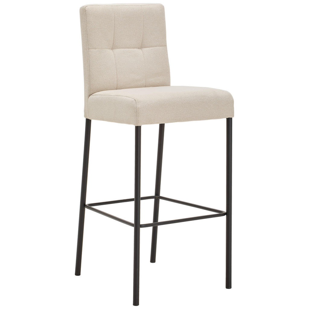 home24 BARHOCKER Schwarz, Beige home24 BARHOCKER Schwarz, Beige