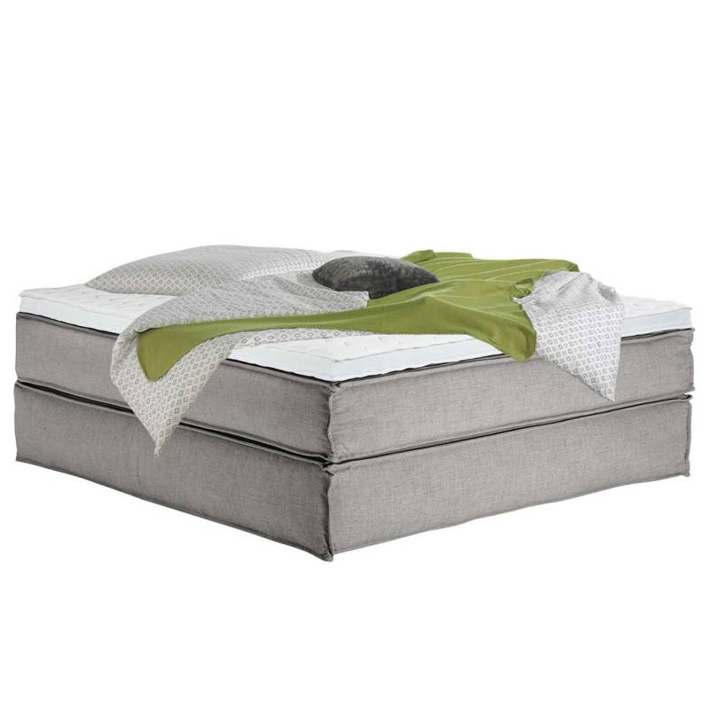 home24 BOXSPRINGBETT Hellgrau