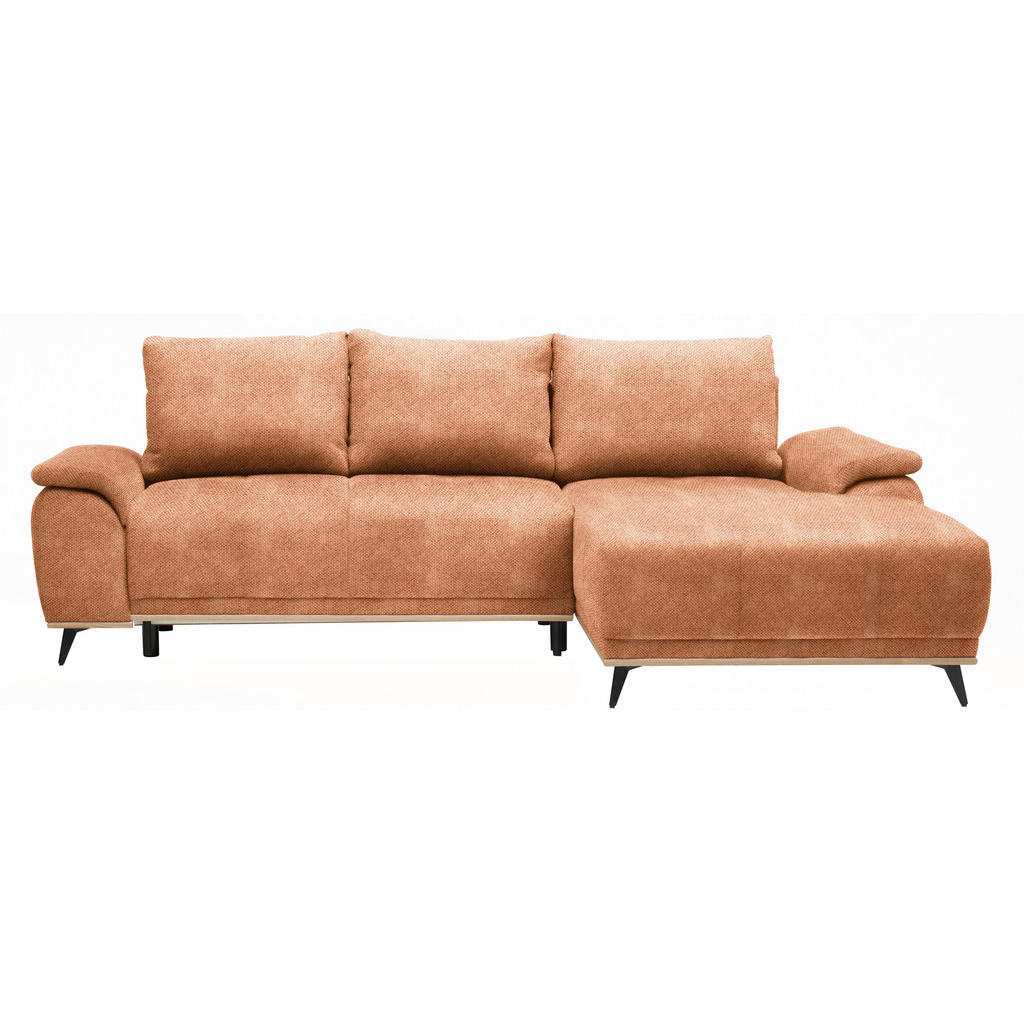 home24 Ecksofa, Rost, Textil, 3-Sitzer, Füllung: Schaumstoffflocken, Ottomane rechts, L-Form, 262x168 cm, Stoffauswahl, seitenverkehrt erhältlich, Schlafen auf Sitzhöhe, Hocker Rücken echt, Armteil links, rechts, Wohnzimmer, Sofas & Couches, Wohnlandschaften, Ecksofas home24 Ecksofa, Rost, Textil, 3-Sitzer, Füllung: Schaumstoffflocken, Ottomane rechts, L-Form, 262x168 cm, Stoffauswahl, seitenverkehrt erhältlich, Schlafen auf Sitzhöhe, Hocker Rücken echt, Armteil links, rechts, Wohnzimmer, Sofas & Couches, Wohnlandschaften, Ecksofas von home24