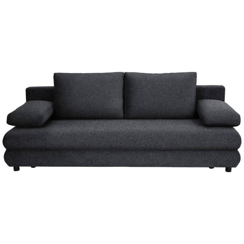 home24 SCHLAFSOFA Dunkelgrau