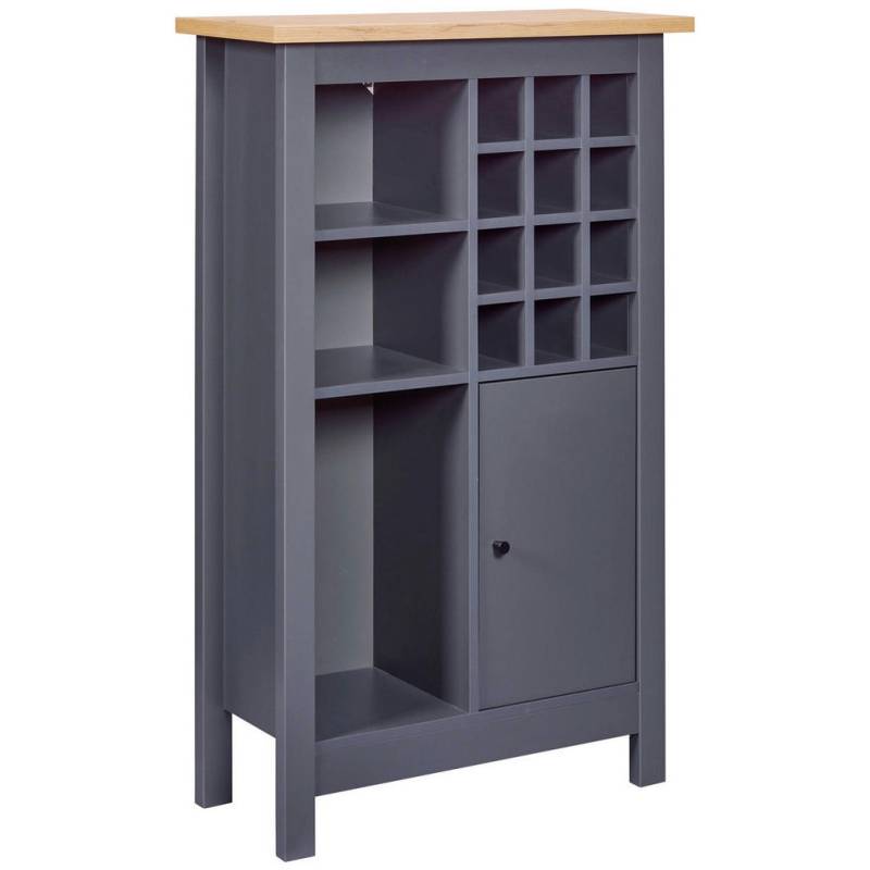 home24 WEINSCHRANK Anthrazit