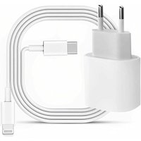 iPhone-Ladegerät – [Apple MFi-zertifiziert] – PD 20 W USB-C-Schnellladegerät mit 1,8 m langem C-auf-Lightning-Kabel, Typ-C-Ladeadapter für iPhone von Apple