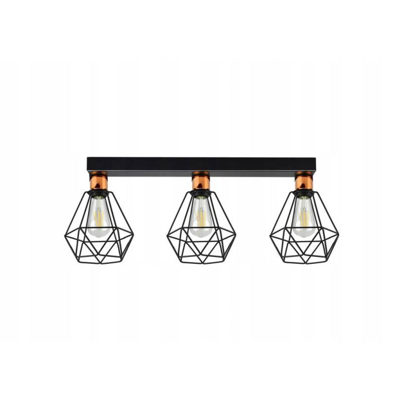 kiki design DECKENLEUCHTE Schwarz, Kupfer, Gold