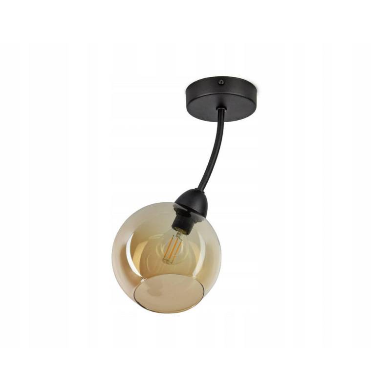 kiki design DECKENLEUCHTE Schwarz, Transparent, Honig kiki design DECKENLEUCHTE Schwarz, Transparent, Honig