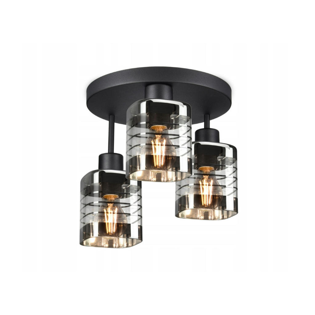 kiki design DECKENLEUCHTE Schwarz, Transparent kiki design DECKENLEUCHTE Schwarz, Transparent