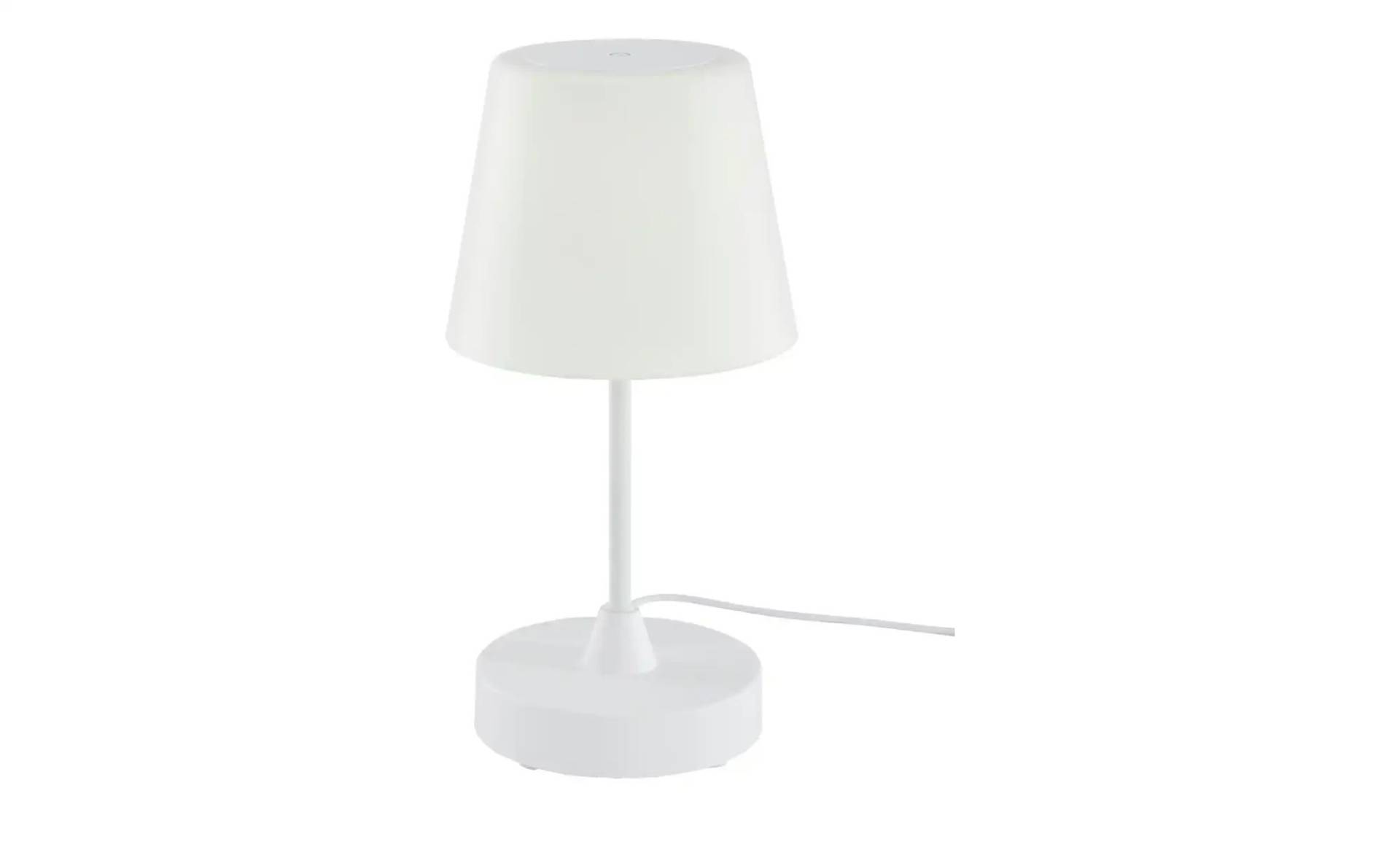 levelone Akku-Tischleuchte weiß    ¦ weiß ¦ Maße (cm): H: 30  Ø: 14.7 Lampen & Leuchten > Außenleuchten - Möbel Kraft