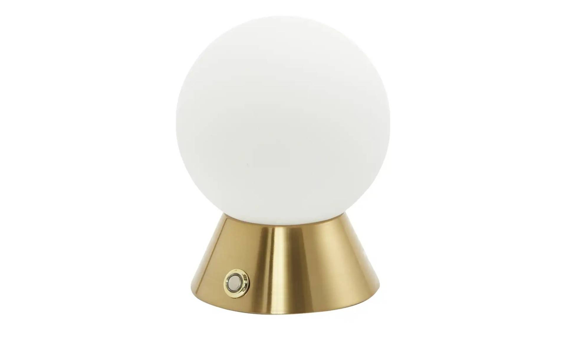 levelone LED-Tischleuchte  1-flammig  messing-matt   ¦ gold ¦ Maße (cm): H: 18  Ø: 14.0 Sale > Lampen-Sale - Möbel Kraft