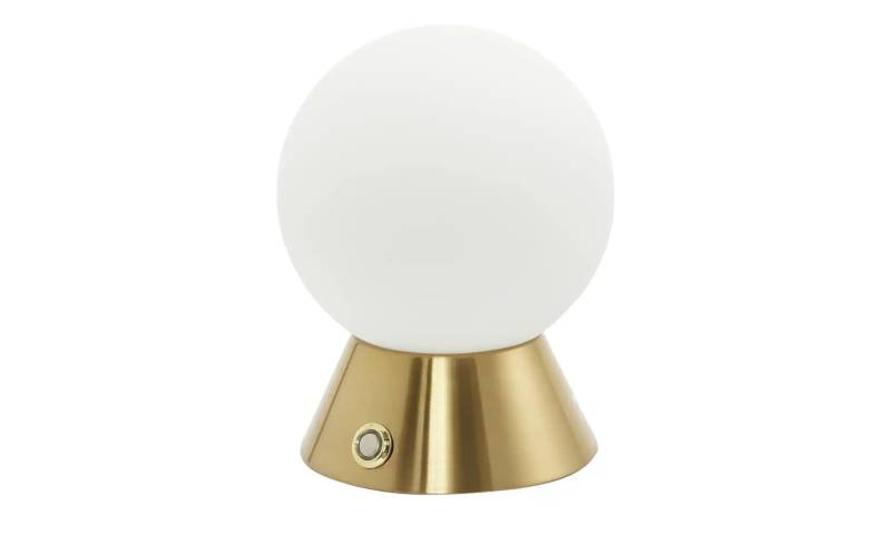 levelone LED-Tischleuchte  1-flammig  messing-matt   ¦ gold ¦ Maße (cm): H: 18  Ø: 14.0 Sale > Lampen-Sale - Möbel Kraft
