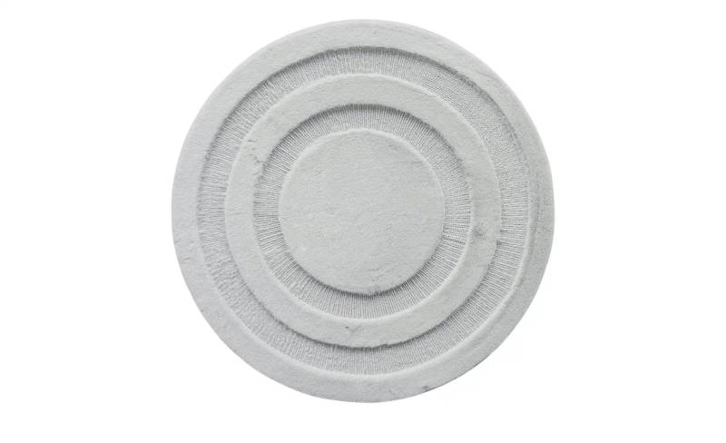 levelone Webteppich  Bunny Circles ¦ grau ¦ Synthetische Fasern ¦ Maße (cm): H: 1,7  Ø: 70 Teppiche > Einfarbige Teppiche - Höffner
