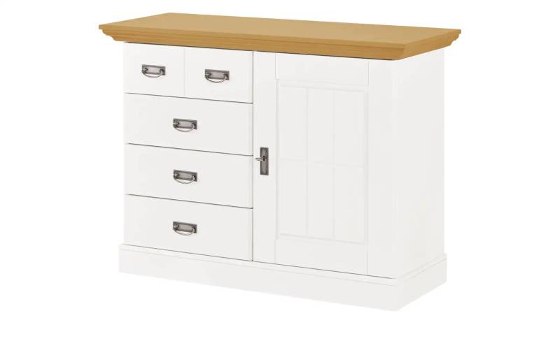 maison bleue Brotschrank  Florian ¦ weiß ¦ Maße (cm): B: 118,5 H: 90,1 T: 48.0 Kommoden & Sideboards > Sideboards - Höffner
