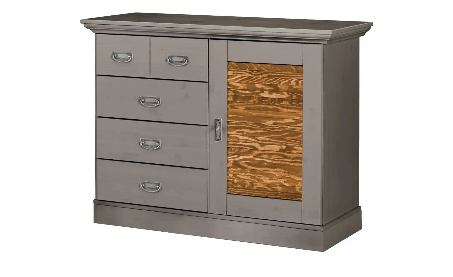 maison bleue Kommode  Fancy ¦ grau ¦ Maße (cm): B: 118,5 H: 90,1 T: 48.0 Kommoden & Sideboards > Kommoden - Möbel Kraft