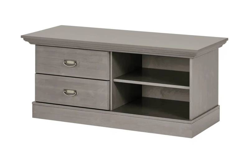 maison bleue Lowboard  Florian ¦ grau ¦ Maße (cm): B: 118,5 H: 53,4 T: 48.0 Kommoden & Sideboards > Lowboards - Höffner