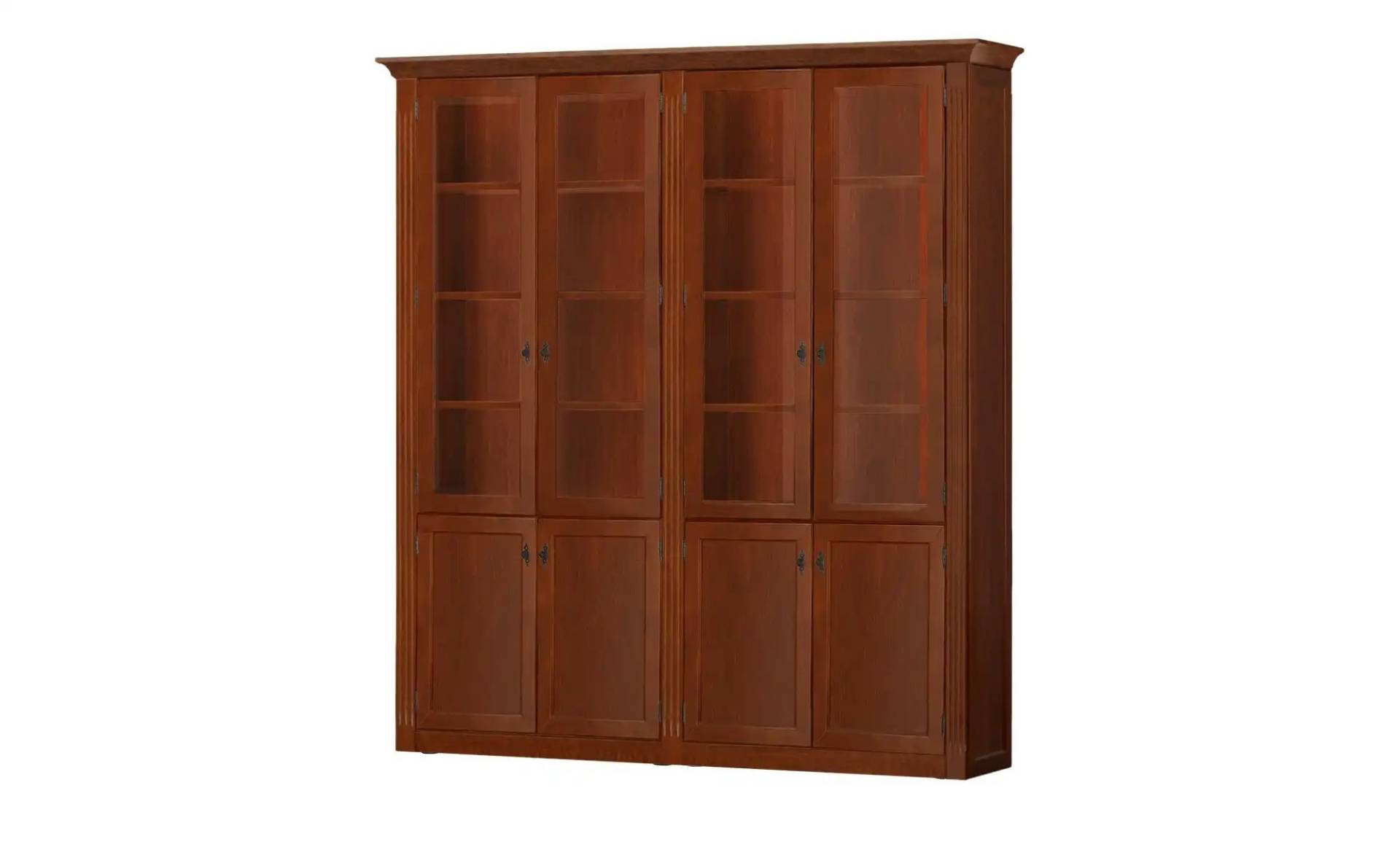 maison bleue Vitrine  Petit Chalet ¦ braun ¦ Maße (cm): B: 210 H: 226 T: 44 Kommoden & Sideboards > Vitrinen - Möbel Kraft