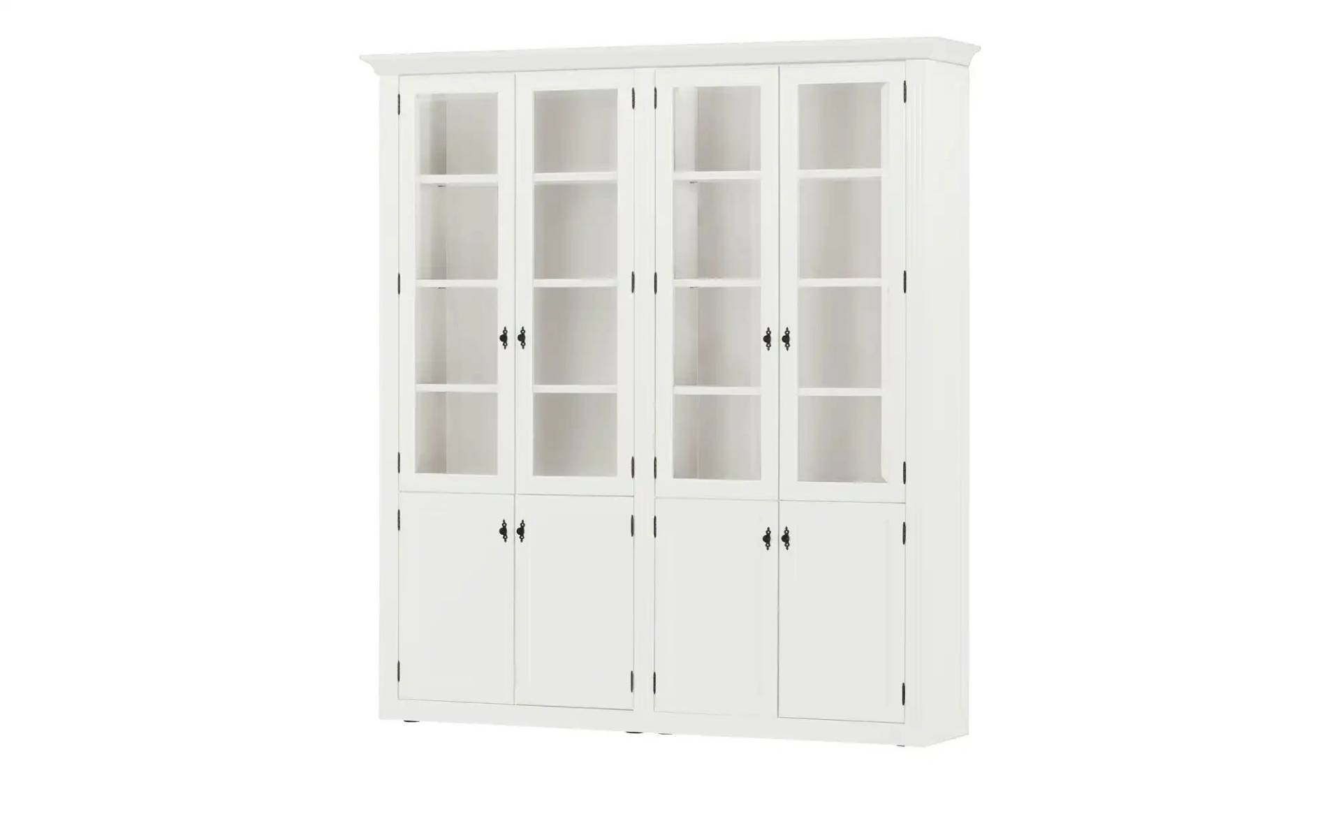 maison bleue Vitrine  Petit Chalet ¦ weiß ¦ Maße (cm): B: 210 H: 226 T: 44 Kommoden & Sideboards > Vitrinen - Möbel Kraft