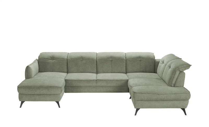 medium Wohnlandschaft inklusive diverser Funktionen Milan ¦ grün Polstermöbel > Sofas > Wohnlandschaften - Höffner
