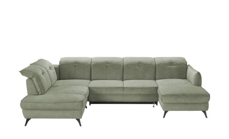 medium Wohnlandschaft inklusive diverser Funktionen Milan ¦ grün Polstermöbel > Sofas > Wohnlandschaften - Höffner