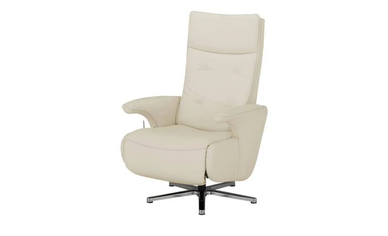 meinSofa Drehsessel aus Leder Franzi ¦ creme ¦ Maße (cm): B: 73 H: 115 T: 83.0 Polstermöbel > Sessel > Fernsehsessel - Höffner