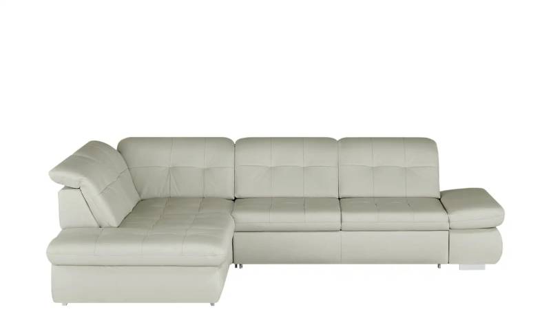 Kollektion Kraft Ecksofa Leder  Spencer ¦ grau ¦ Maße (cm): B: 323 H: 102 T: 260 Polstermöbel > Sofas > Ecksofas - Möbel Kraft