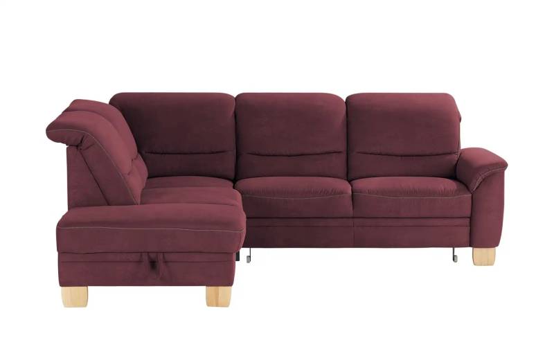 meinSofa Ecksofa  Liva ¦ rot ¦ Maße (cm): B: 254 H: 106 T: 224.0 Polstermöbel > Sofas > Ecksofas - Höffner