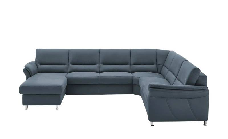 meinSofa Wohnlandschaft mit Boxspringpolsterung  Donald ¦ blau ¦ Maße (cm): B: 330 H: 89 T: 173.0 Polstermöbel > Sofas > Wohnlandschaften - Höffner
