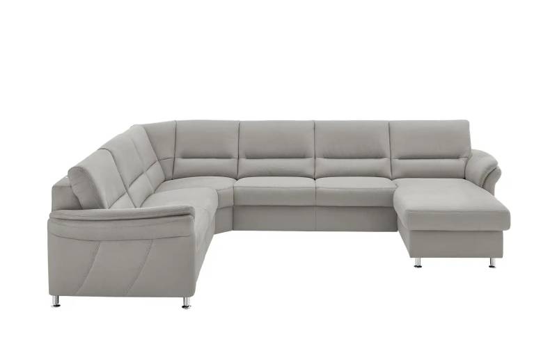 meinSofa Wohnlandschaft mit Boxspringpolsterung  Donald ¦ grau ¦ Maße (cm): B: 330 H: 89 T: 173.0 Polstermöbel > Sofas > Wohnlandschaften - Höffner