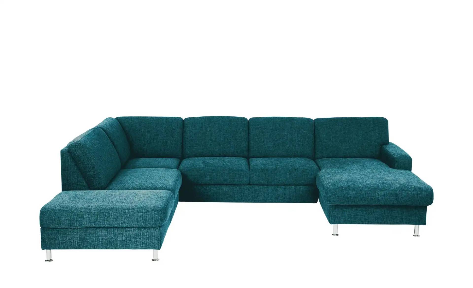 Kollektion Kraft Elementgruppe Webstoff Jana ¦ türkis/petrol ¦ Maße (cm): B: 305 H: 85 T: 235 Polstermöbel > Sofas > Wohnlandschaften - Möbel Kraft