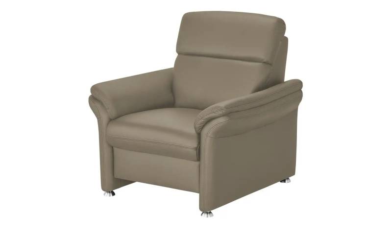 Kollektion Kraft Ledersessel Leder Manon ¦ grau ¦ Maße (cm): B: 98 H: 94 T: 92.0 Polstermöbel > Sessel > Fernsehsessel - Möbel Kraft