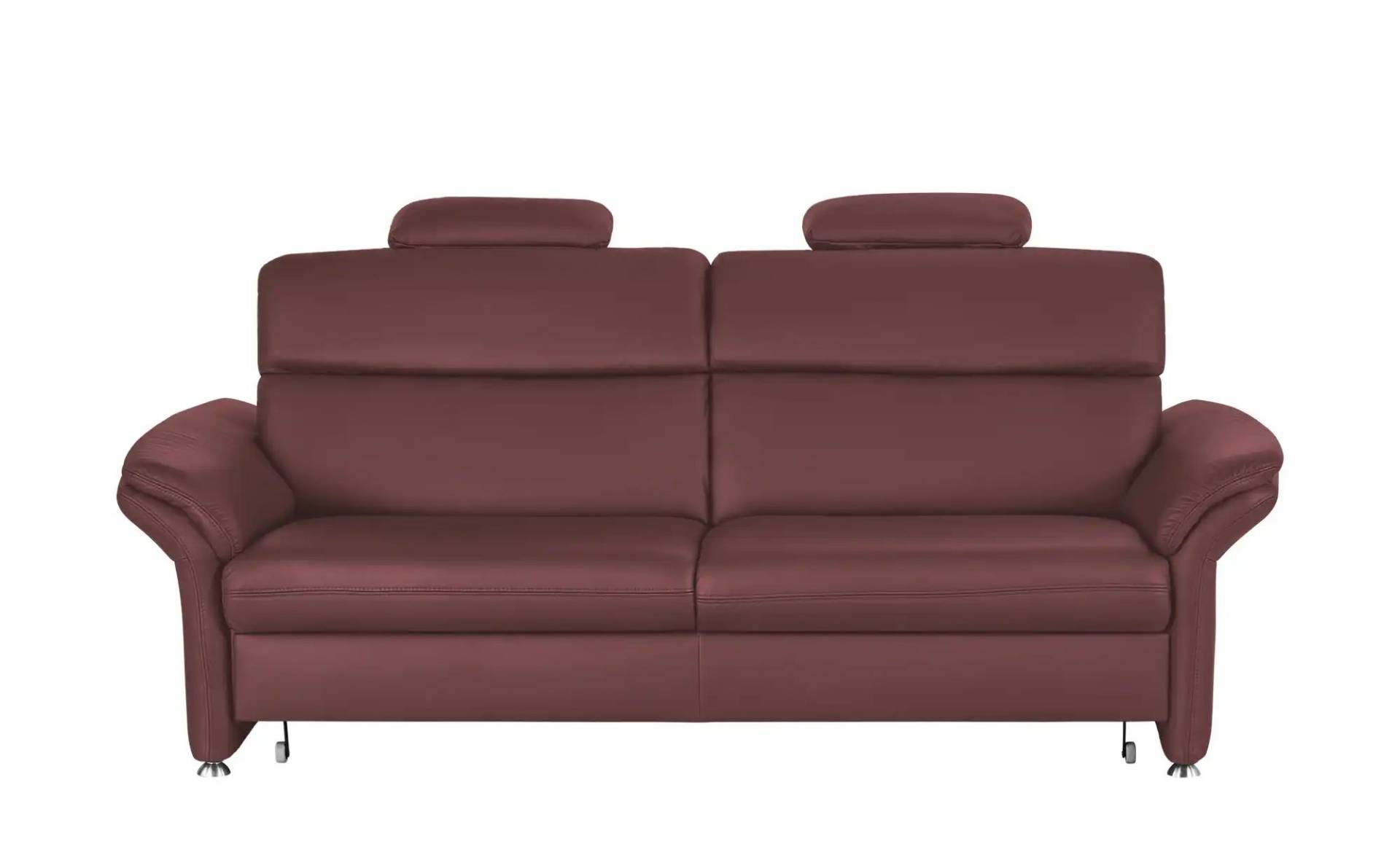 Kollektion Kraft Einzelsofa Leder Manon ¦ lila/violett ¦ Maße (cm): B: 228 H: 94 T: 92.0 Polstermöbel > Sofas > 3-Sitzer - Möbel Kraft