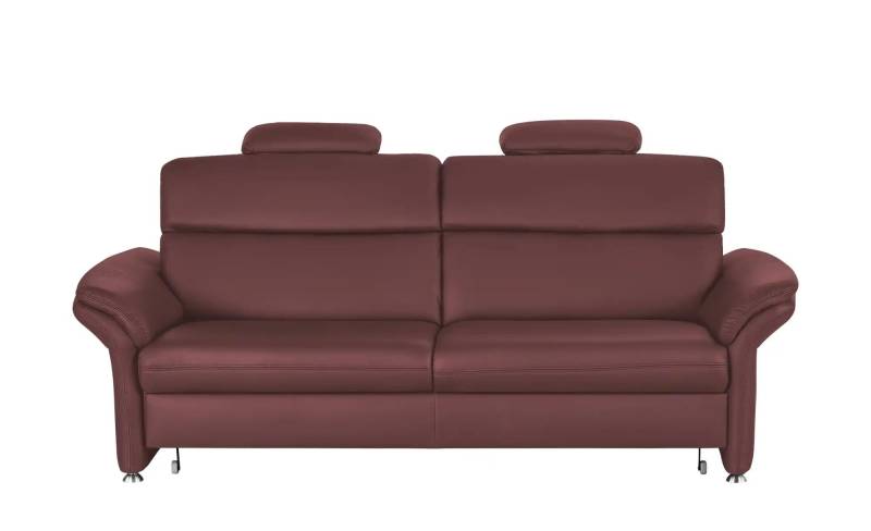 Kollektion Kraft Einzelsofa Leder Manon ¦ lila/violett ¦ Maße (cm): B: 228 H: 94 T: 92.0 Polstermöbel > Sofas > 3-Sitzer - Möbel Kraft