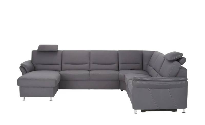 meinSofa Wohnlandschaft   Donald  ¦ grau ¦ Maße (cm): B: 330 H: 89 T: 262.0 Polstermöbel > Sofas > Wohnlandschaften - Höffner