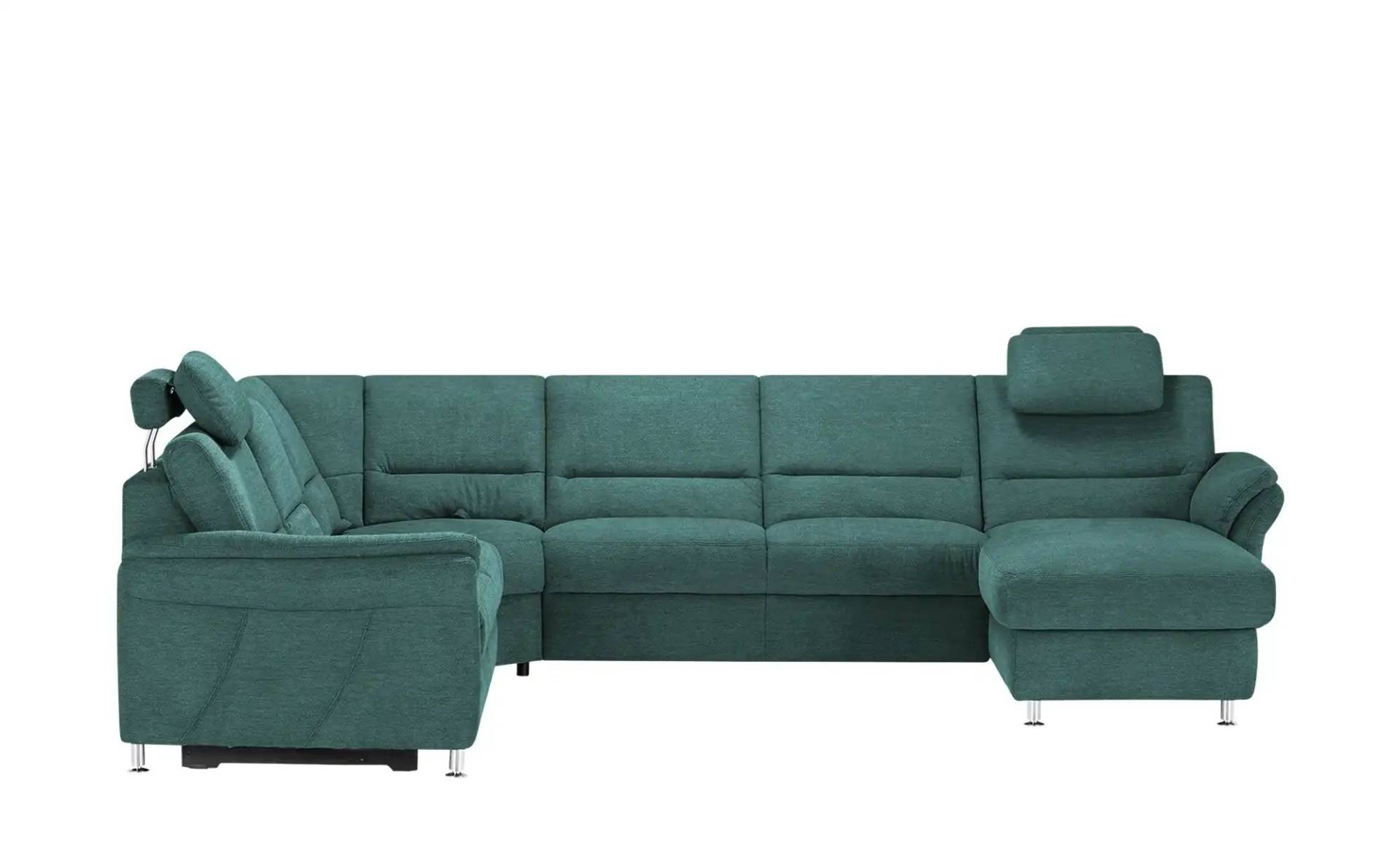 Kollektion Kraft Wohnlandschaft  Donald ¦ türkis/petrol ¦ Maße (cm): B: 330 H: 89 T: 262 Polstermöbel > Sofas > Wohnlandschaften - Möbel Kraft