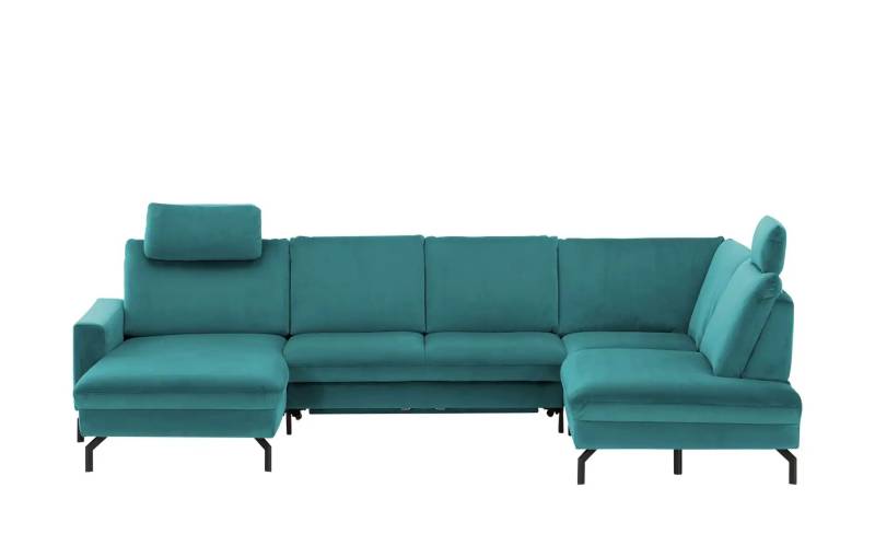 Kollektion Kraft Wohnlandschaft  Grace ¦ türkis/petrol ¦ Maße (cm): B: 332 H: 89 T: 220 Polstermöbel > Sofas > Schlafsofas - Möbel Kraft