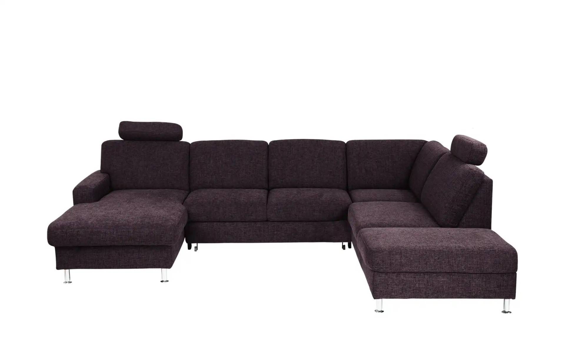 meinSofa Wohnlandschaft Webstoff Jana ¦ lila/violett ¦ Maße (cm): B: 305 H: 85 T: 235 Polstermöbel > Sofas > Schlafsofas - Höffner