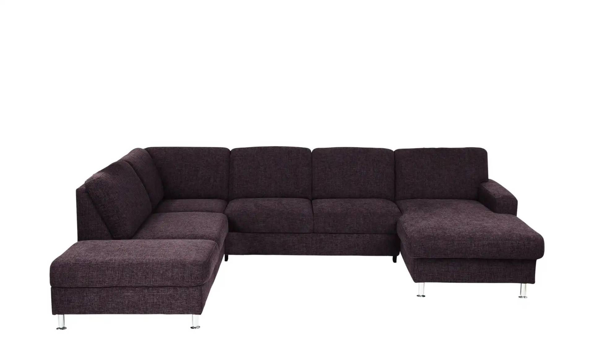 meinSofa Wohnlandschaft Webstoff Jana ¦ lila/violett ¦ Maße (cm): B: 305 H: 85 T: 235 Polstermöbel > Sofas > Wohnlandschaften - Höffner