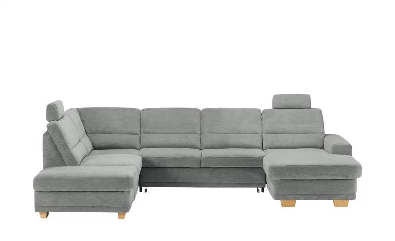 meinSofa Wohnlandschaft aus Mikrofaser Marc ¦ grau ¦ Maße (cm): B: 311 H: 85 T: 234.0 Polstermöbel > Sofas > Schlafsofas - Höffner