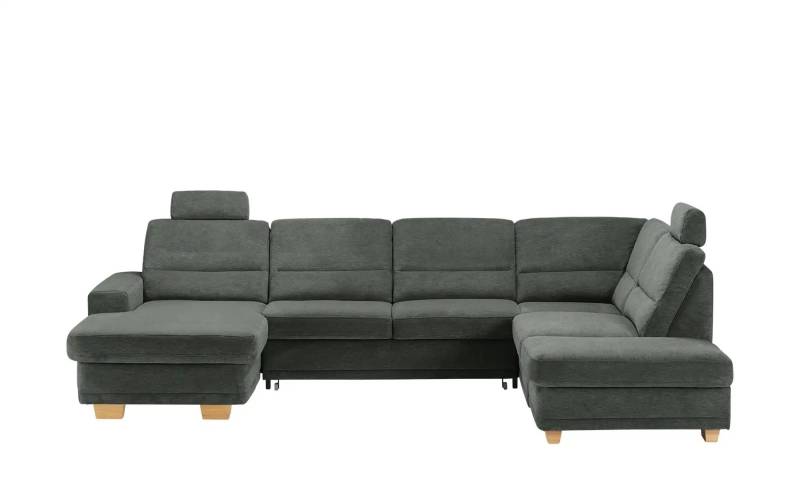 meinSofa Wohnlandschaft aus Mikrofaser Marc ¦ grau ¦ Maße (cm): B: 311 H: 85 T: 234.0 Polstermöbel > Sofas > Schlafsofas - Höffner