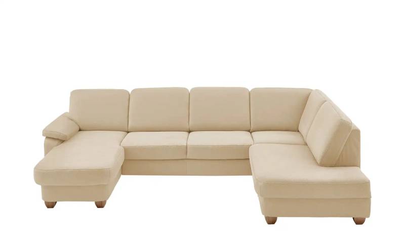 meinSofa Wohnlandschaft  aus Kunstleder Oliver ¦ beige ¦ Maße (cm): B: 300 H: 85 T: 202.0 Polstermöbel > Sofas > Schlafsofas - Höffner