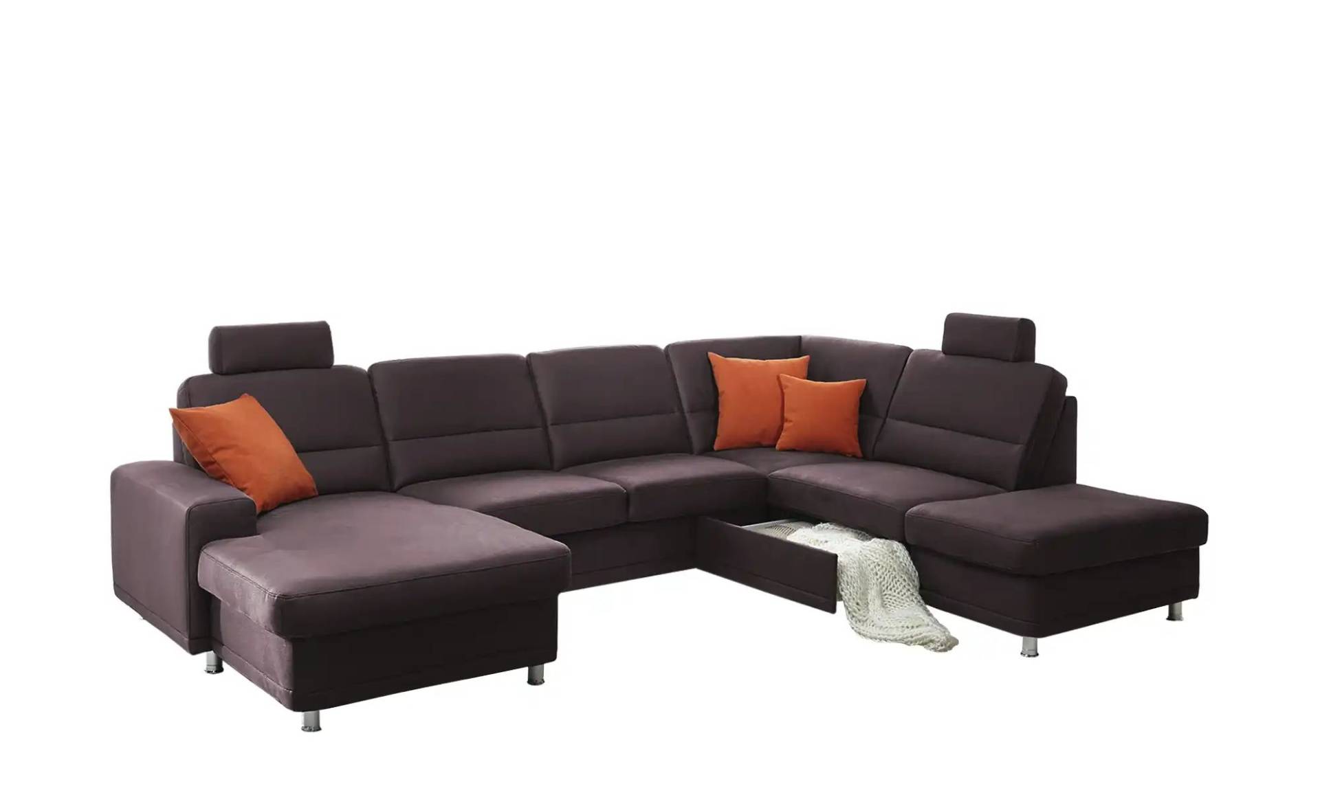 Kollektion Kraft Wohnlandschaft Steel  Marc ¦ lila/violett ¦ Maße (cm): H: 85 Polstermöbel > Sofas > Schlafsofas - Möbel Kraft
