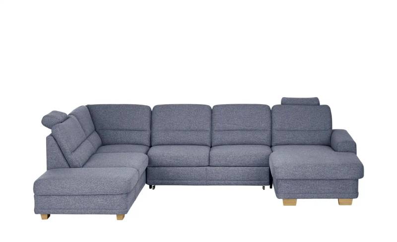 meinSofa Wohnlandschaft  Marc ¦ blau ¦ Maße (cm): B: 311 H: 85 T: 234.0 Polstermöbel > Sofas > Schlafsofas - Höffner