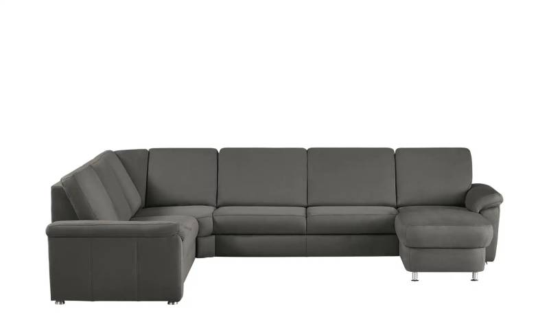meinSofa Wohnlandschaft Mikrofaser Rita ¦ grau ¦ Maße (cm): B: 330 H: 91 T: 240.0 Polstermöbel > Sofas > Wohnlandschaften - Höffner