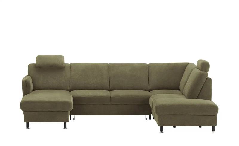 Kollektion Kraft Wohnlandschaft   ¦ grün ¦ Maße (cm): B: 305 H: 90 T: 200.0 Polstermöbel > Sofas > Schlafsofas - Möbel Kraft