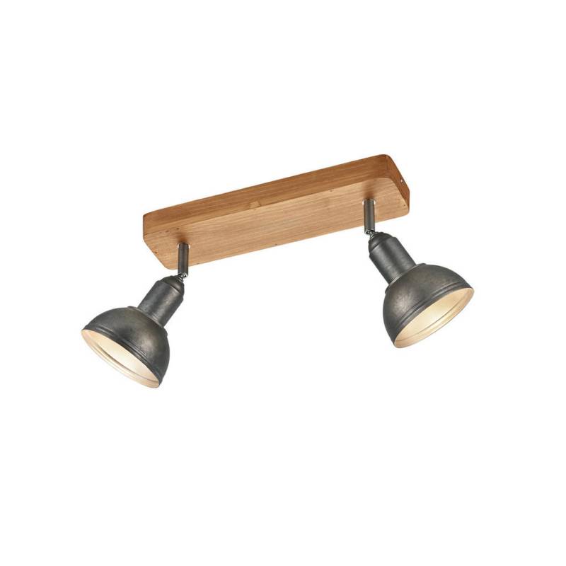 meineWunschleuchte LED-DECKENSTRAHLER Natur, Silber
