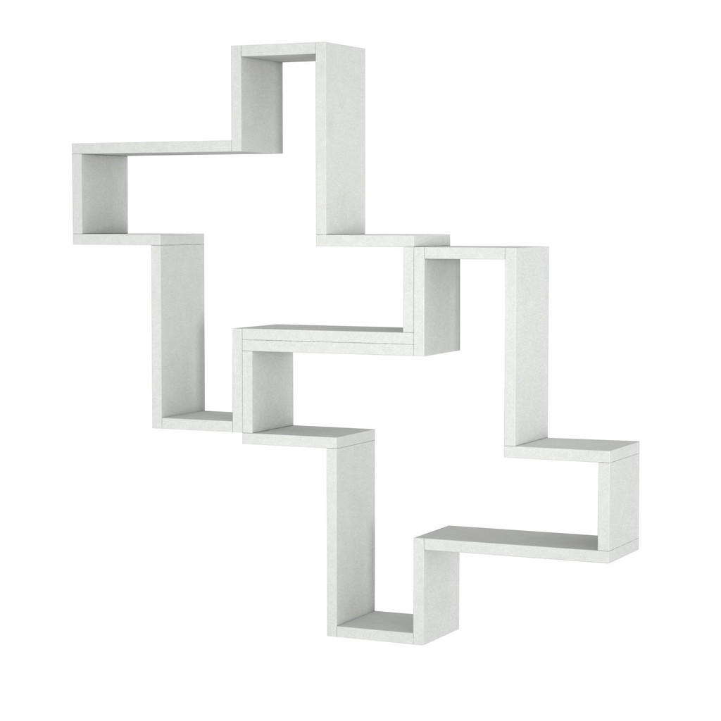 moebel17 Wandregal, Weiß, Holzwerkstoff, 93.6x93.6x14.9 cm, Wohnzimmer, Regale, Wandregale moebel17 Wandregal, Weiß, Holzwerkstoff, 93.6x93.6x14.9 cm, Wohnzimmer, Regale, Wandregale von moebel17