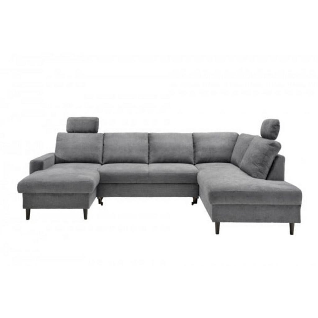 myHomelando WOHNLANDSCHAFT Dunkelgrau