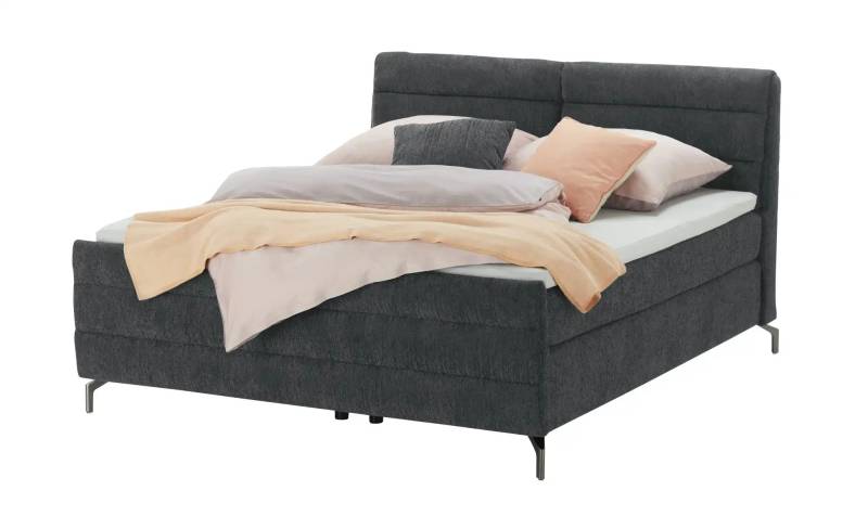 pop Boxspringbett  Maranello ¦ schwarz ¦ Maße (cm): B: 168 H: 116 Betten > Komfortbetten - Höffner