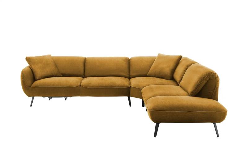 pop Ecksofa  Ventus ¦ gelb ¦ Maße (cm): B: 304 T: 246.0 Polstermöbel > Sofas > Ecksofas - Höffner
