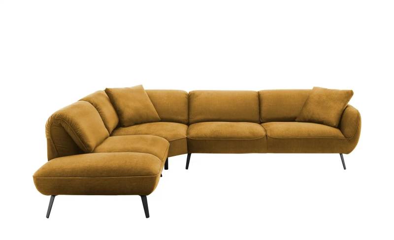 pop Ecksofa  Ventus ¦ gelb ¦ Maße (cm): B: 304 T: 246.0 Polstermöbel > Sofas > Ecksofas - Höffner