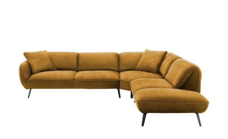 pop Ecksofa  Ventus ¦ gelb ¦ Maße (cm): B: 304 T: 246.0 Polstermöbel > Sofas > Ecksofas - Höffner
