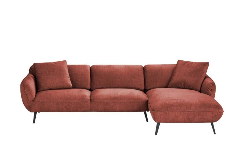 pop Ecksofa  Ventus ¦ rot ¦ Maße (cm): B: 281 H: 111 T: 174.0 Polstermöbel > Sofas > Ecksofas - Höffner